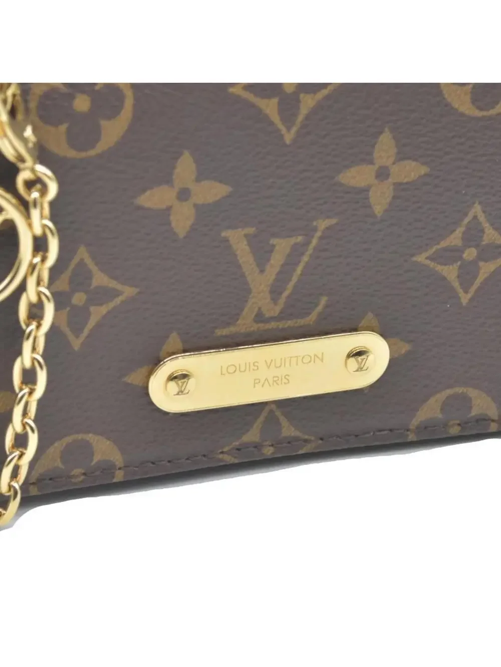 $1750 Louis Vuitton Monogram Lily Wallet On Chain RFID - Picture 3 of 15